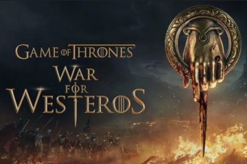 Artwork from Game of Thrones: War for Westeros featuring armies preparing for battle across the Seven Kingdoms.