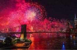 Historic tall ships sail through New York Harbor during NBC's Sail4th 250 celebration ahead of the Macy's Fourth of July Fireworks.