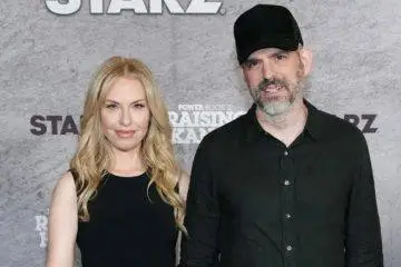 Sascha Penn and Leslie Grossman attend a premiere as Penn discusses her role in Power Book III: Raising Kanan Season 5.