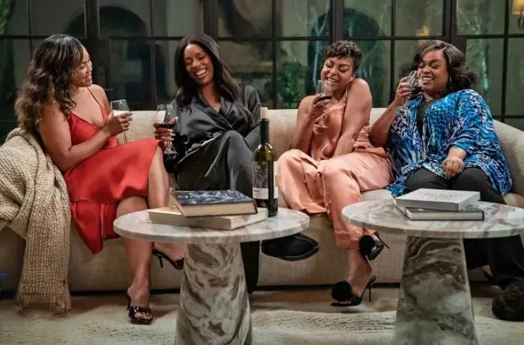 Tyler Perry and Taraji P. Henson discuss Netflix's Why Did I Get Married Again? during promotional interviews.
