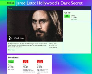 Jared Leto Denies BBC Documentary Allegations