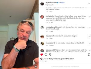Alec Baldwin's Tribute to Sam Neill Was Meant to Honor Him—So Why Are Fans Upset?
