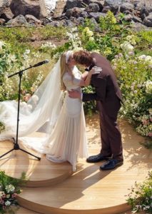 Emma Roberts' Custom Monique Lhuillier Wedding Dress Took 9 Months to Make—All the Stunning Details