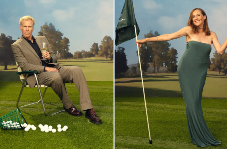 Will Ferrell and Molly Shannon together in promotional artwork for The Hawk, the new comedy series premiering on July 16.
