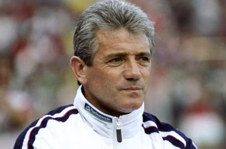 Former England football captain and manager Kevin Keegan during his time on the touchline, remembered for his legendary playing and managerial career.
