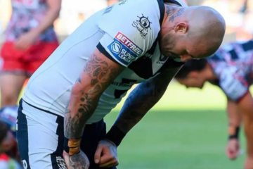 Hull FC players and supporters during a Super League match as the club's owners issue a public apology for the team's difficult 2026 season.