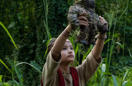 Actress Kaylee Hottle at a film event, remembered for portraying Jia in Godzilla vs. Kong and Godzilla x Kong: The New Empire.