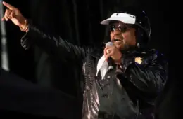 Victor Willis performing as the lead singer of the Village People during the height of the disco era.