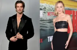 Anya Taylor-Joy and Drew Starkey at a promotional event following the actress's revelation about his casting in Lucky.