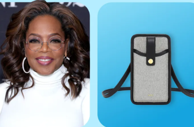 Oprah Winfrey wearing a stylish hands-free accessory that has also been embraced by Martha Stewart, showcasing a practical celebrity fashion trend.
