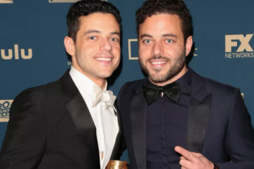 Rami Malek and his identical twin brother, Sami Malek, walking together during a rare public outing in London on July 22, 2026.