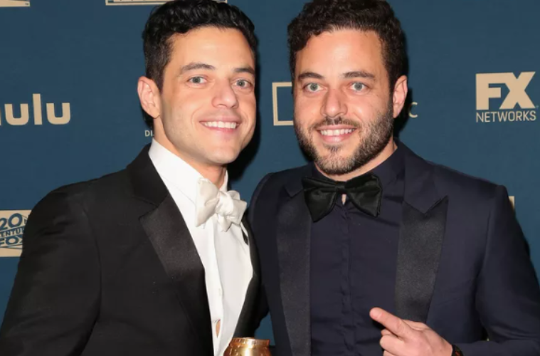 Rami Malek and his identical twin brother, Sami Malek, walking together during a rare public outing in London on July 22, 2026.