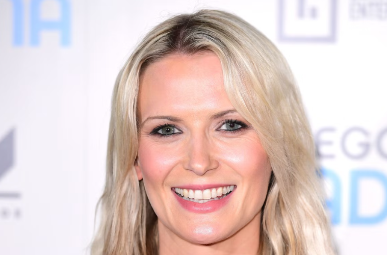 A Sky Sports presenter during a television broadcast, discussing her experience with an incorrect cancer diagnosis after previously receiving the all-clear.