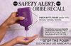 Bottles of Oribe Serene Scalp Densifying Shampoo included in a nationwide recall after possible bacterial contamination was detected.