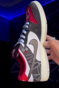 A collage of Tobey Maguire, Andrew Garfield, and Tom Holland as Peter Parker, highlighting the iconic sneakers worn across different Spider-Man film eras.