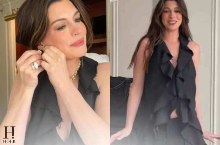 Anne Hathaway Promotes Her New Sci-Fi Movie