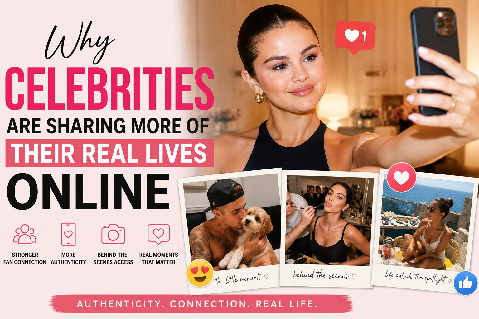 Sharing Real-Life Moments With Fans Online