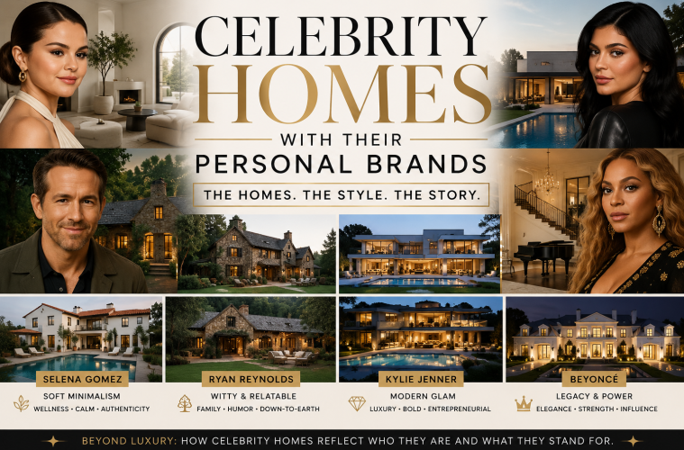 How Celebrities Use Their Homes to Express Their Identity