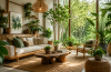 Biophilic Living Room Ideas