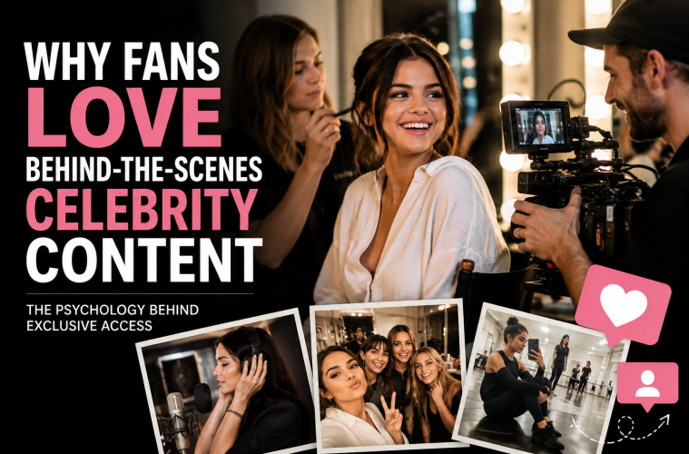 The Science Behind Our Fascination With Celebrity Behind-the-Scenes Content