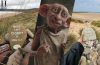 Harry Potter fans visit the Dobby memorial at Freshwater West beach in Wales, the filming location associated with Dobby’s grave.