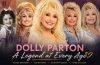 Dolly Parton smiling and performing during her legendary music career