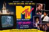 The iconic MTV logo celebrating the network's launch anniversary.