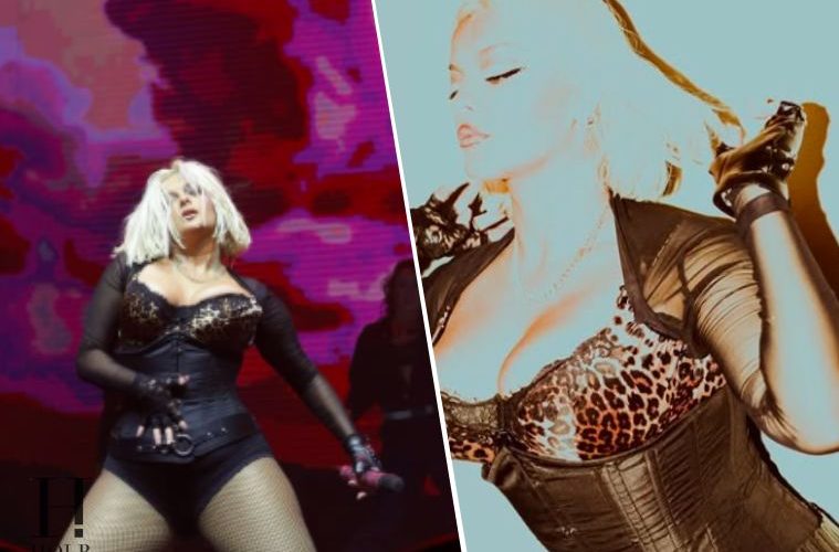 Bebe Rexha poses backstage after performing at the World Pride Music Festival in Amsterdam.