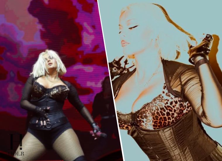 Bebe Rexha poses backstage after performing at the World Pride Music Festival in Amsterdam.