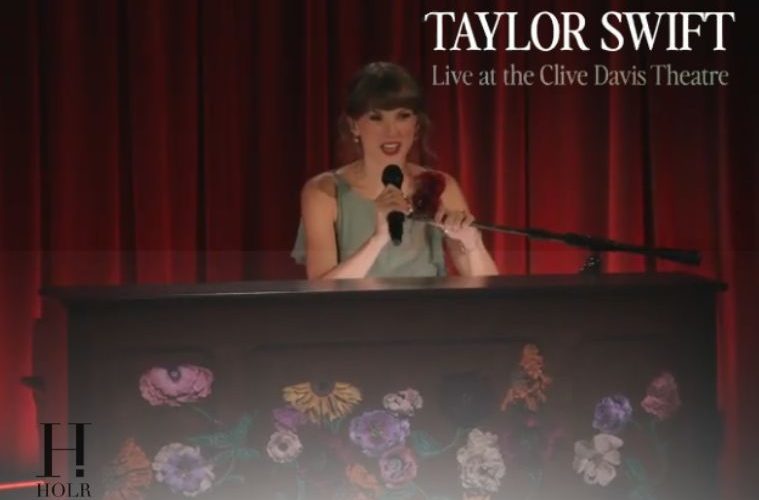 aylor Swift performs at the Grammy Museum during her Icon Sessions retrospective
