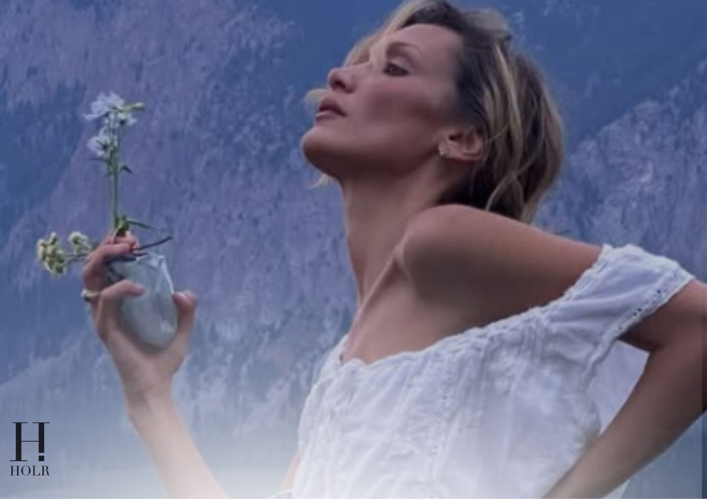 Bella Hadid Shows Off Jasmine Blue Jewelry