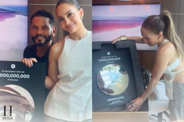 Jennifer Lopez Celebrates “On the Floor” Joining Spotify’s Billions Club