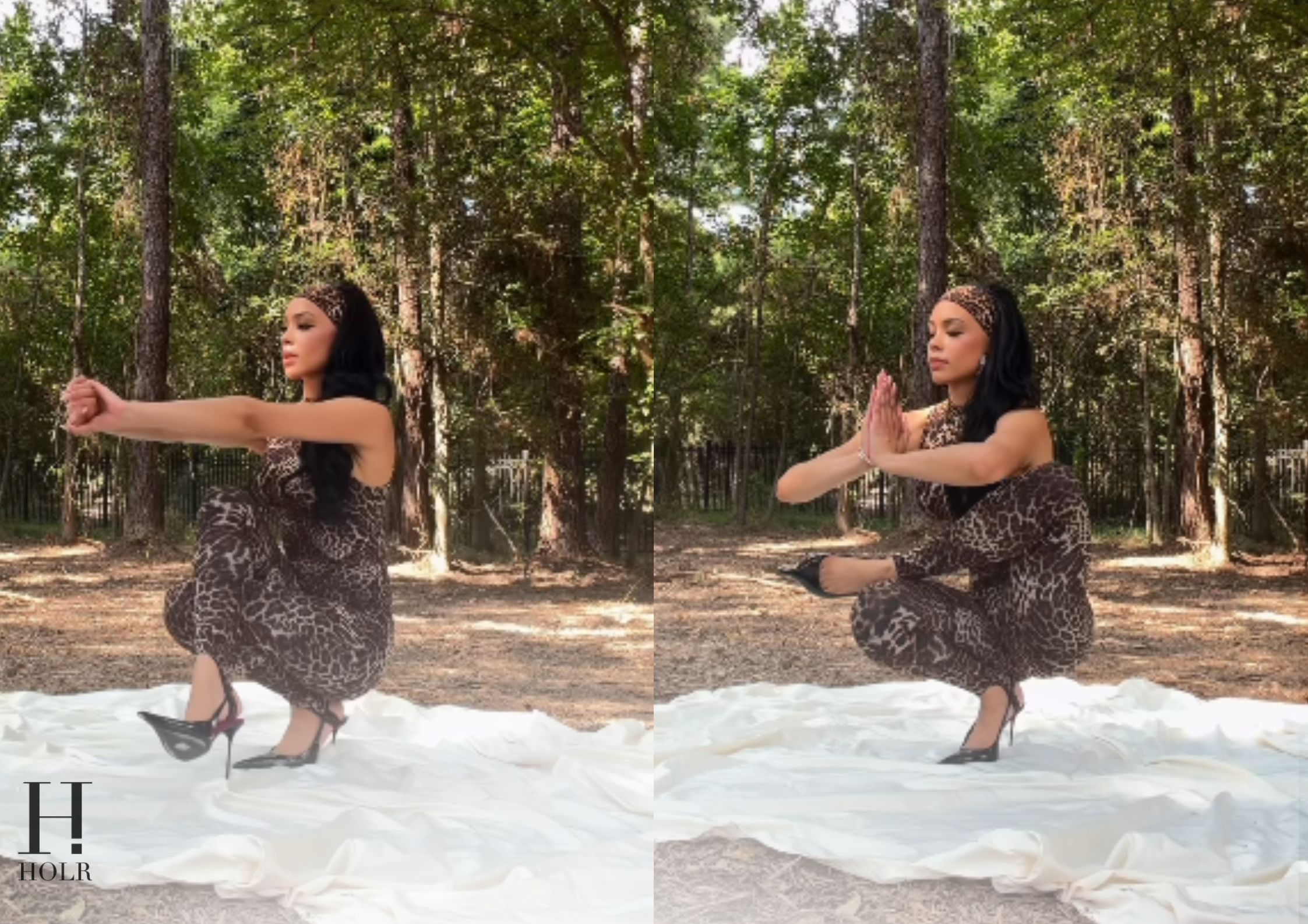 Kristy Sarah Shares Lighthearted Nature-Themed Video