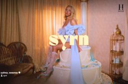 Sydney Sweeney promotes her new Birthday Boobs SYRN lingerie collection ahead of her 29th birthday.