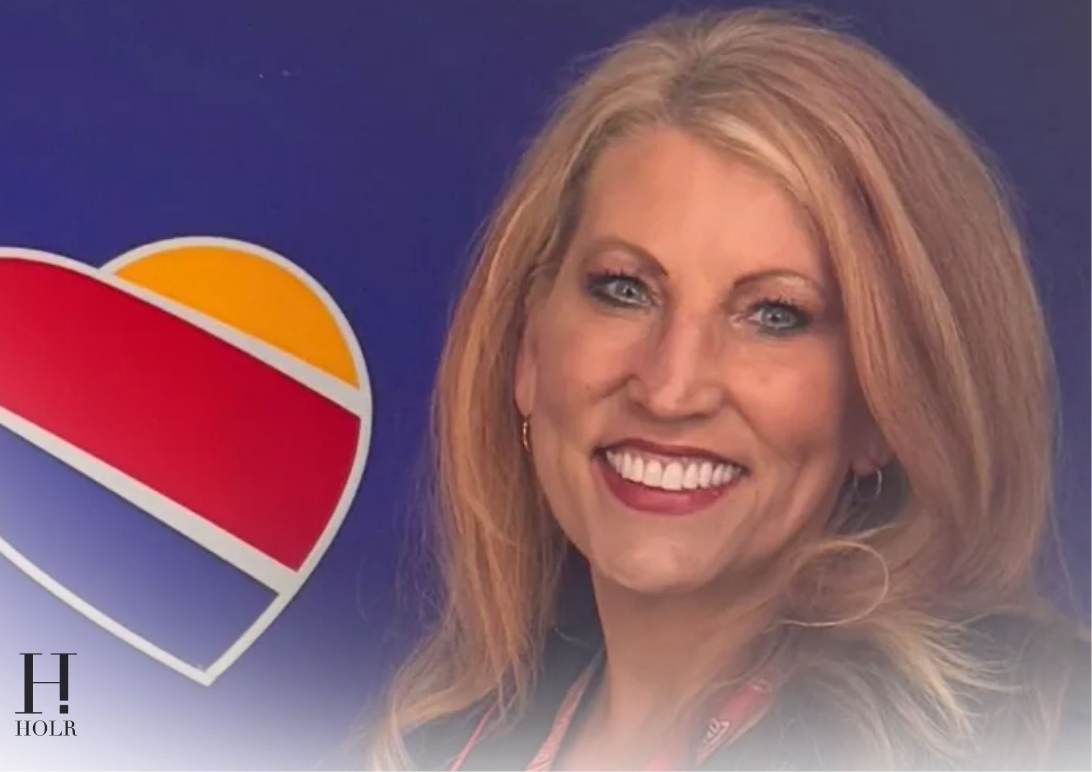 Southwest flight attendant Jenny Lupton during her career before her death in Hawaii