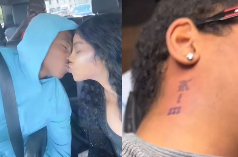 Lil’ Kim and rapper Tayy Brown appear together as their high-profile relationship continues to attract attention.