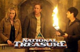 Nicolas Cage as Benjamin Gates in National Treasure as a third film moves forward with director Jon Turteltaub.