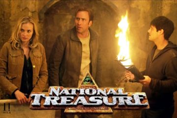 Nicolas Cage as Benjamin Gates in National Treasure as a third film moves forward with director Jon Turteltaub.