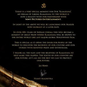Why Hollywood Is Paying Attention to India's Ramayana Movie