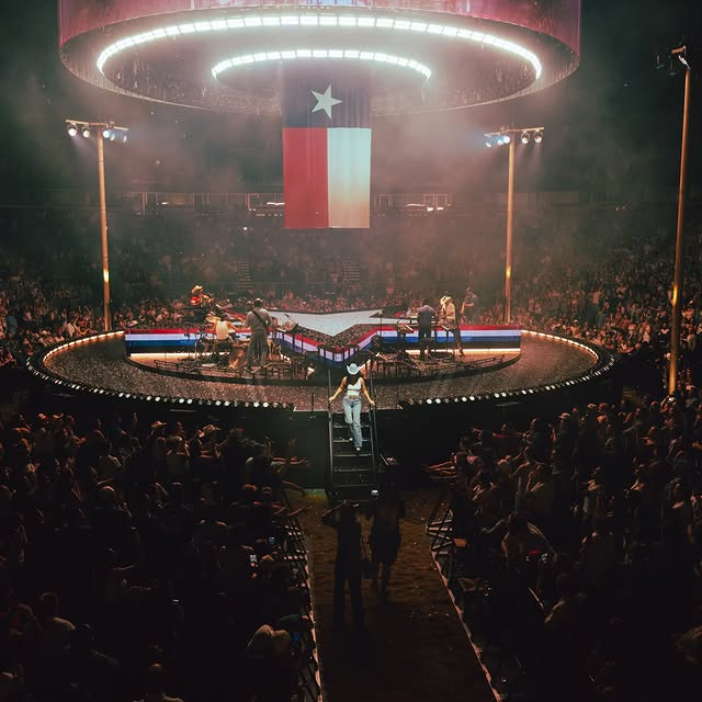 Kacey Musgraves performs above the crowd on giant mirrored disco balls during her Middle of Nowhere Tour opening night in Chicago.