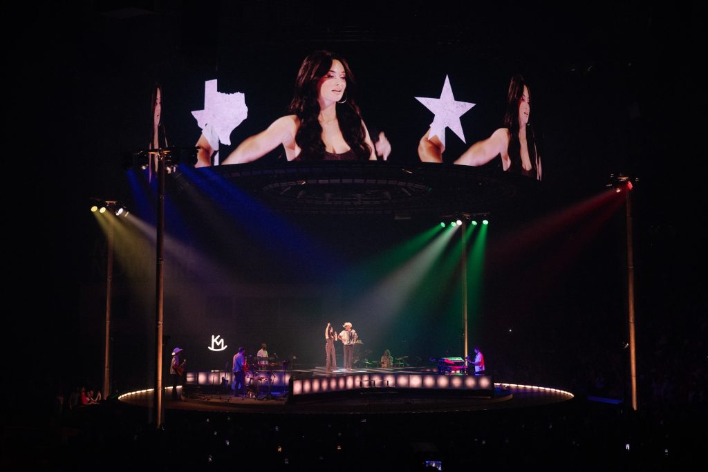 Kacey Musgraves performs during her sold-out Middle of Nowhere Tour concert at TD Garden in Boston.