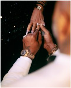 Joe Budden and Shadée Monique celebrate their engagement after seven years together as they prepare to welcome a baby girl.