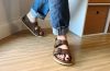 A selection of stylish walking sandals suitable for sightseeing, travel, errands and long summer days.