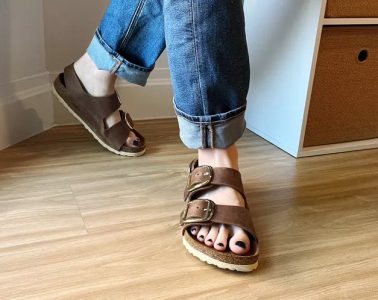 A selection of stylish walking sandals suitable for sightseeing, travel, errands and long summer days.