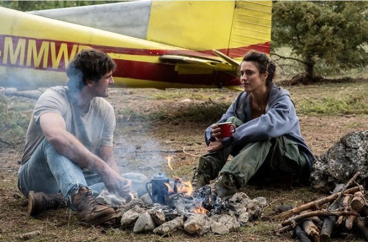 Jacob Elordi and Margaret Qualley in Ridley Scott’s post-apocalyptic drama The Dog Stars.
