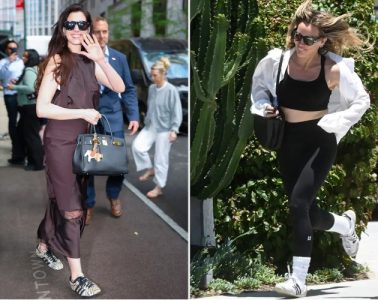 Adidas Japan Shoes similar to the styles worn by Anne Hathaway and Hilary Duff, shown in different colors and patterns.