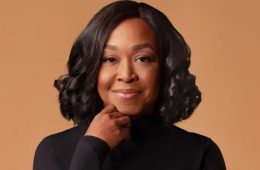 Shonda Rhimes attends an entertainment event as her Shondaland production company extends its partnership with Netflix.