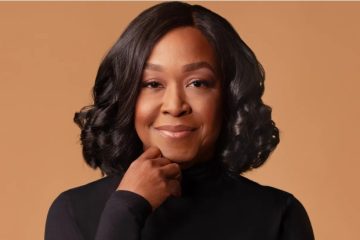 Shonda Rhimes attends an entertainment event as her Shondaland production company extends its partnership with Netflix.