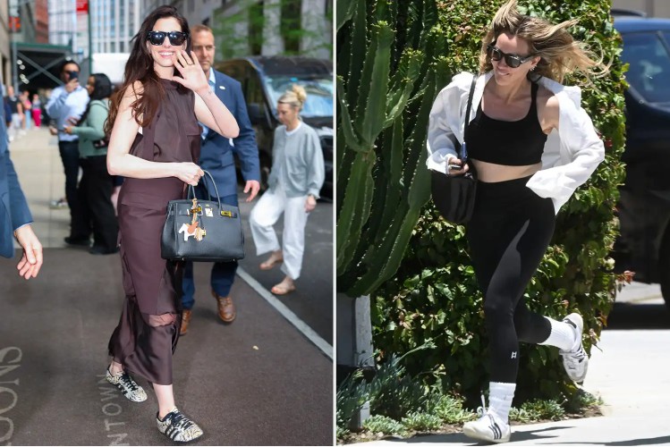 Adidas Japan Shoes similar to the styles worn by Anne Hathaway and Hilary Duff, shown in different colors and patterns.