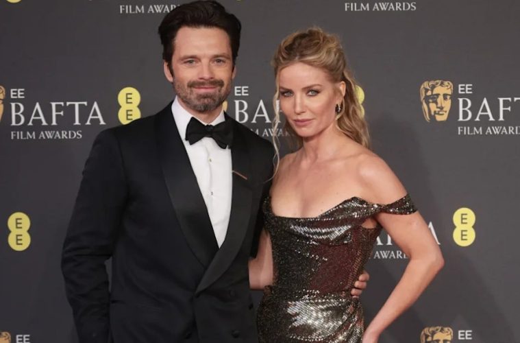 Sebastian Stan and Annabelle Wallis attend a public event before welcoming their first child together.